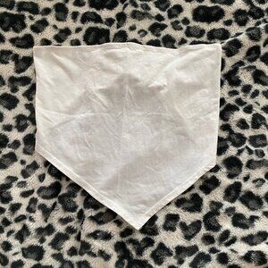 cropped triangle tube top